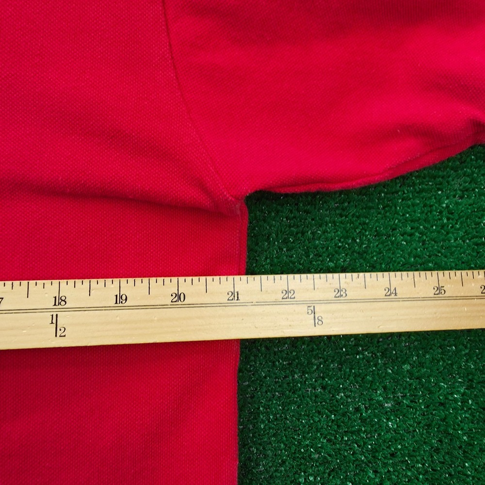 Guatemala Resplendent Quetzal Embroidered Polo Shirt Mens Large Red Souvenir - Picture 4 of 7